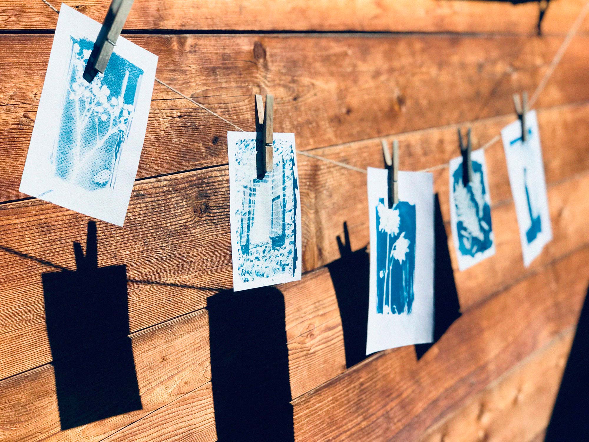 Comment faire des cyanotypes - Elle Décoration