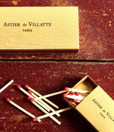 boîte allumettes dorée Astier de Villatte