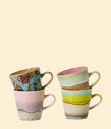 Mugs Americano Rococo en céramique émaillée HK Living pour café long