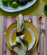 Ronds de serviette HK Living Sunrise pour table dressée