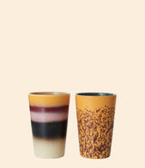 tea mugs set de 2 beach hk living 70s ceramics