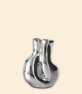 vase en verre gleam chrome hk living