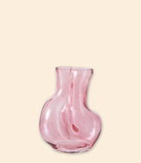 vase en verre gleam rose hk living