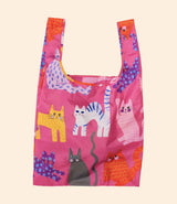 Sac réutilisable fuchsia Original Duckhead motif chats