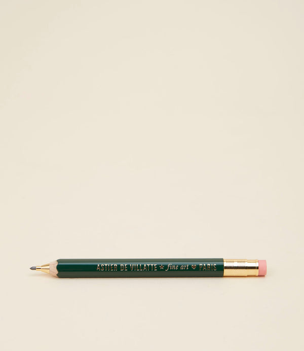 Crayon criterium vert Robusto par Astier de Villatte.