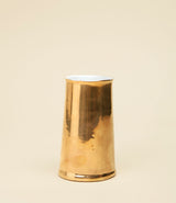 Pot à encens en céramique extérieur doré par Astier de Villatte