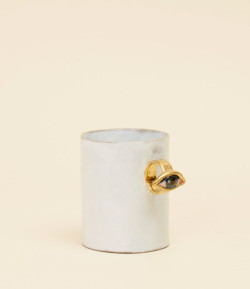 tasse bague Cyclope en céramique par Astier de Villatte