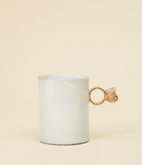 Tasse Chat Tigré en céramique Astier de Villatte x Serena Carone.