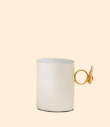 Tasse en céramique coeur dan la main Astier de Villatte x Serena Carone.