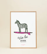 Affiche Vue Lac Sévrier par Biutiful Lovers Club.