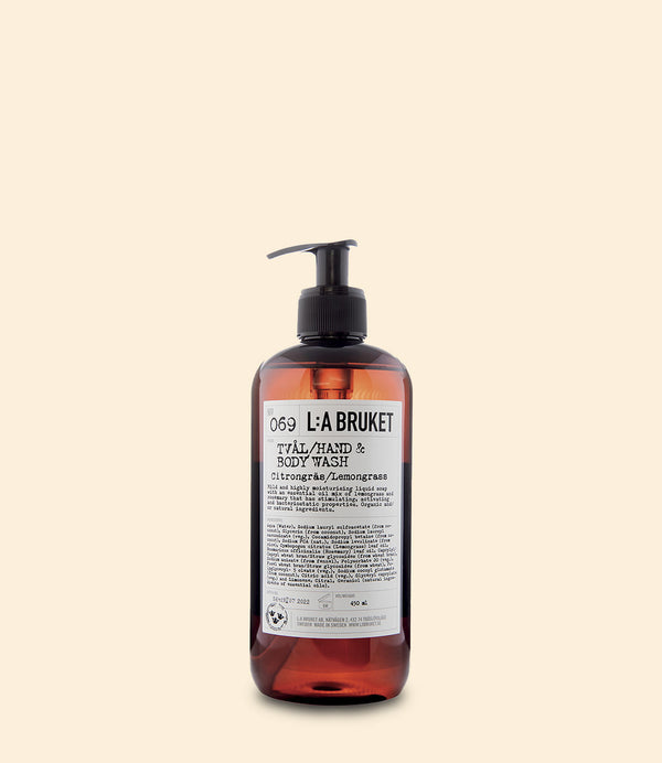 nettoyant mains et corps 069 Lemongrass LA Bruket 450 ml