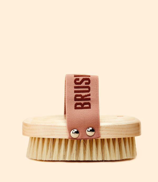 Brosse corps exfoliante Brush & Glow par Aime Skincare