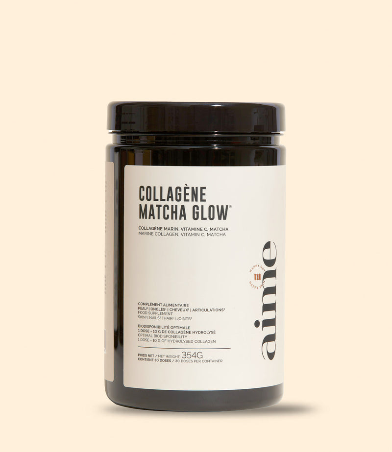 pot collagène matcha glow cure 1 mois 399 g