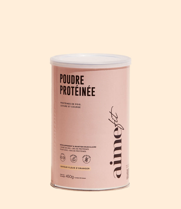 poudre protéinée fleur d'oranger aime fit 30 doses