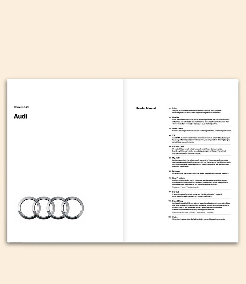 sommaire issue 23 audi b magazine