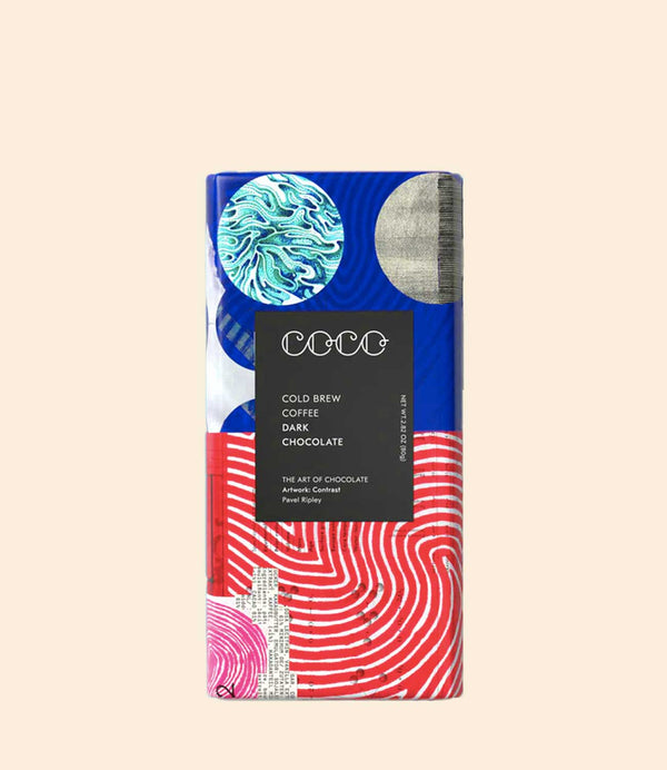 Tablette de chocolat noir Cold Brew Coffee COCO Chocolatier 80g
