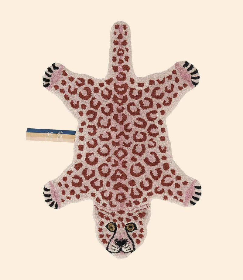 tapis pinky leopard laine Doing Goods