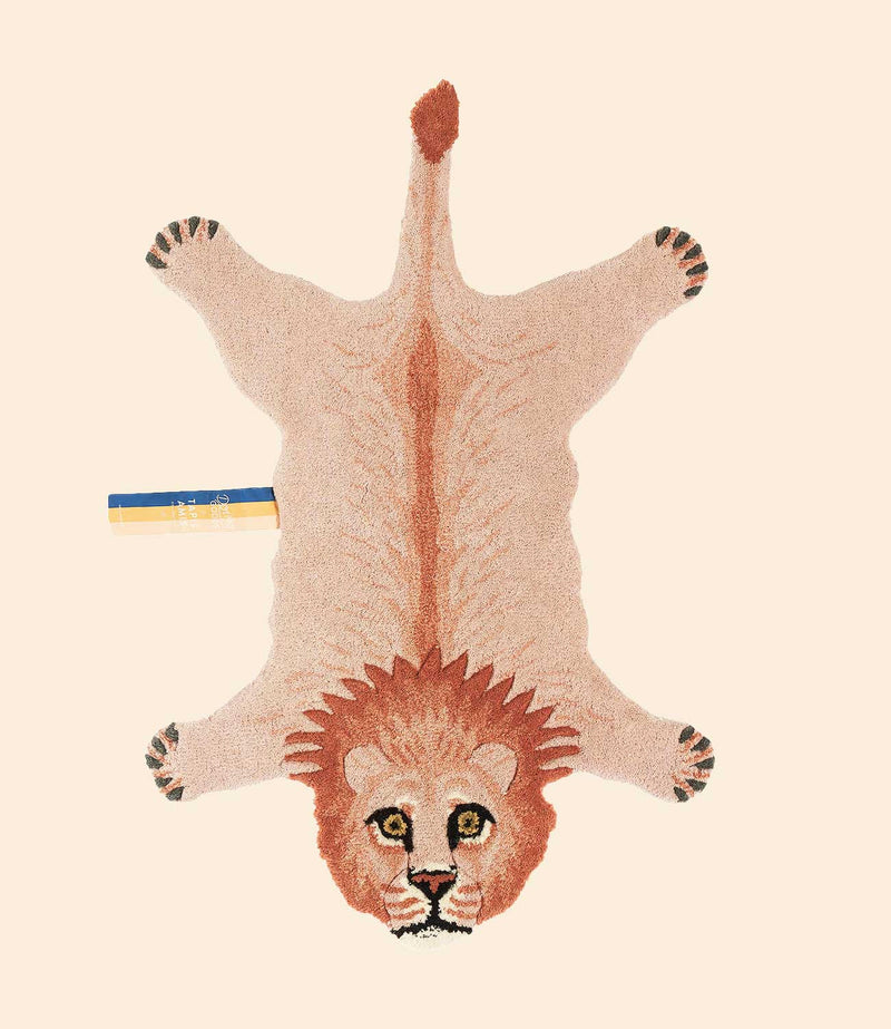 tapis pinky lion 100% laine doing goods small