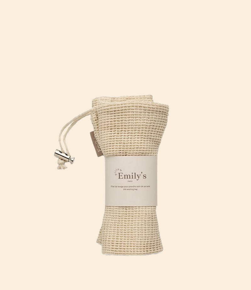 Filet de lavage en coton bio pour linge délicat 26x33 cm – Emily’s Pillow