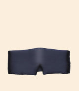 Masque de nuit en soie bleu nuit 19 momme ajustable – usage sommeil
