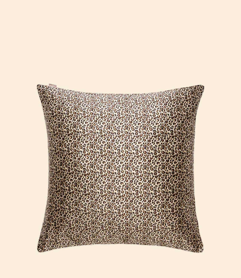 Taie d’oreiller en pure soie léopard 22 momme 65x65 oeko tex