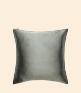 Taie d’oreiller en pure soie vert sauge 22 momme 65x65 oeko tex