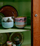 Bol à nouilles en céramique émaillée HK Living pour repas du quotidien