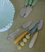 Couteaux à fromage HK Living manches en résine Lemon