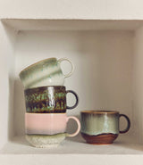 Tea cups Odyssey en céramique émaillée HK Living avec anse