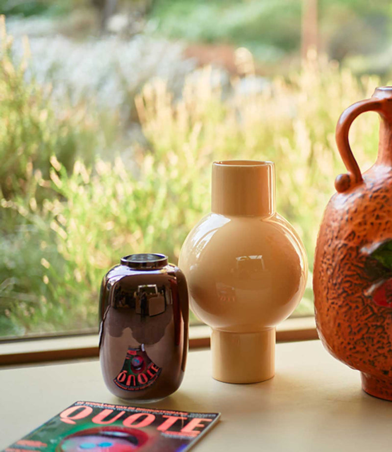 vase capuccino en céramique hk-living ambiance