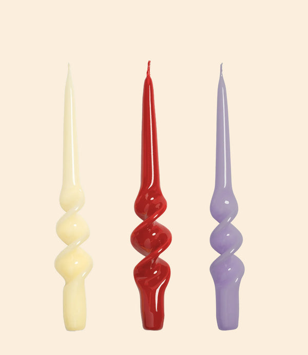 Trio de chandelles dégradé sunset en coffret – &Klevering