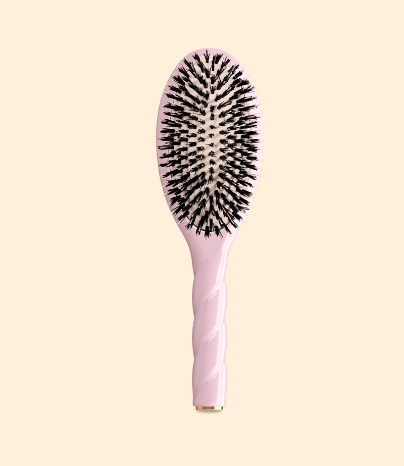 Brosse à cheveux Soin et Démêlage N°02 Rose par la Bonne Brosse