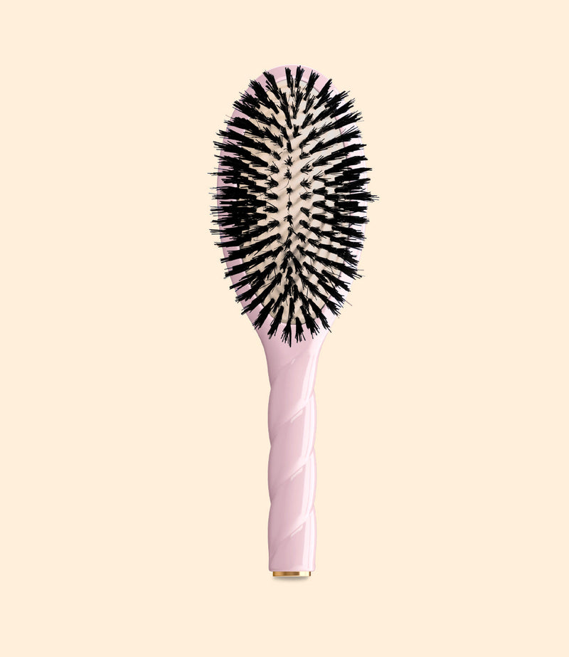 brosse à cheveux n01 l'universelle rose sanglier  la bonne brosse