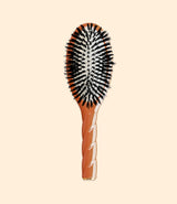 brosse à cheveux n01 l'universelle terracota sanglier la bonne brosse