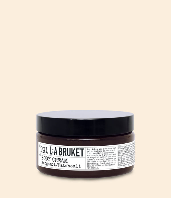 Pot de crème corps patchouli et bergamote LA Bruket 200 ml