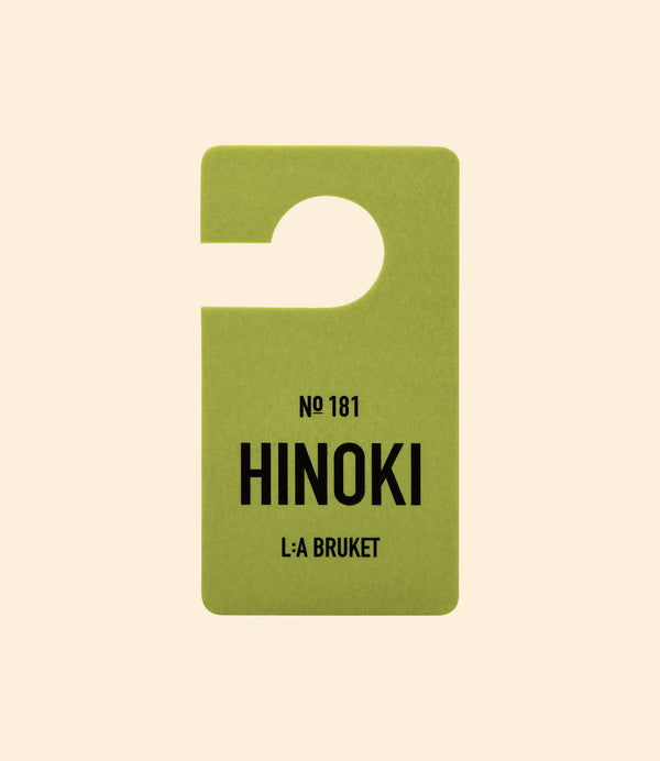 fragrance tag hinoki n 181 LA Bruket