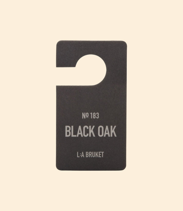 fragrance tag black oak n°183 LA Bruket