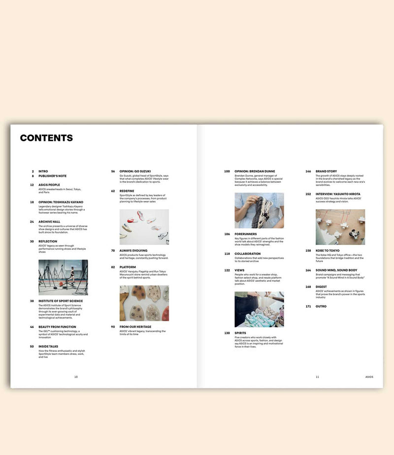 magazine b issue 99 asics sommaire