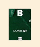 Couverture du Magazine B, issue n°101, thème Lacoste
