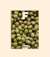 Couverture du Magazine F, issue n°22, thème Olive
