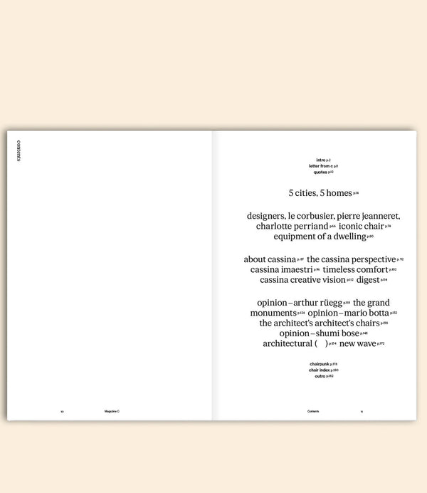 Couverture Magazine C – Fauteuil Grand Confort, analyse du design moderniste sommaire