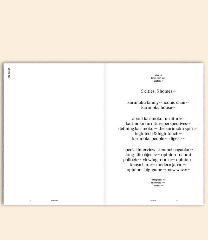 Couverture Magazine B – K Chair, numéro dédié au fauteuil iconique sommaire