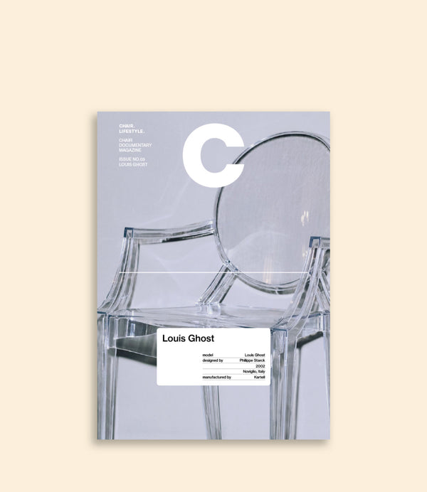 Couverture Magazine C numéro 3 chaise Louis Ghost