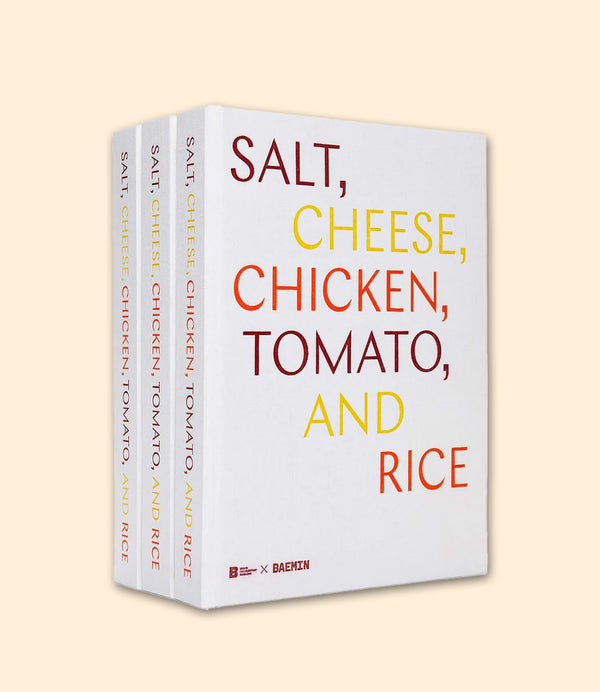 Salt, Cheese, Chicken, Tomato, and Rice