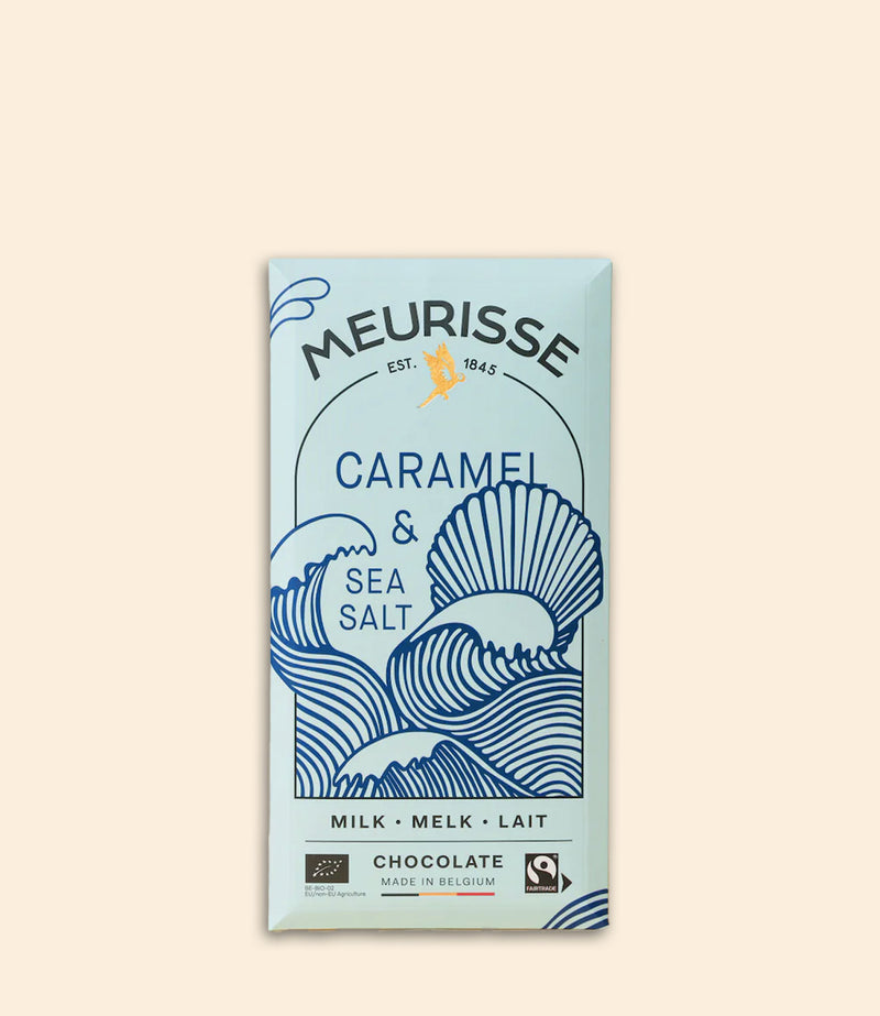 Chocolat au lait biologique caramel & sea salt Meurisse