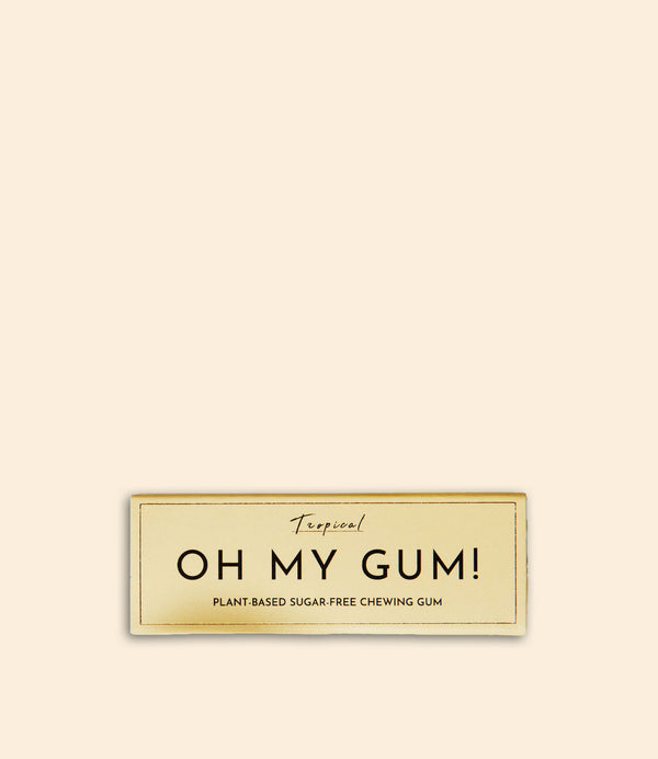 chewing gum vegan sans sucre passion Oh My Gum