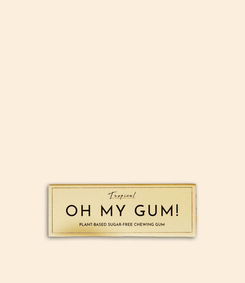 chewing gum vegan sans sucre passion Oh My Gum