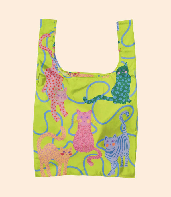 Sac réutilisable lime Original Duckhead motif chats