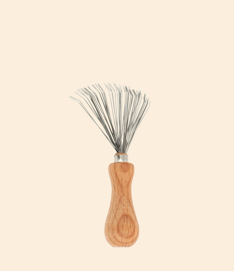 brosse nettoyante en fer pour brosse à cheveux