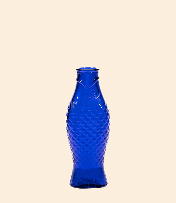 Carafe Fish & Fish Bleu Cobalt